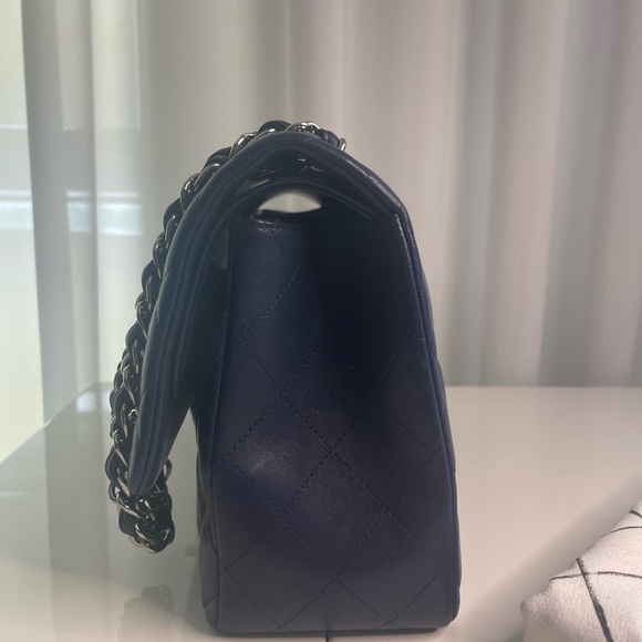 Chanel jumbo double flap, lambskin, blue🫐 - Picture 4 of 9